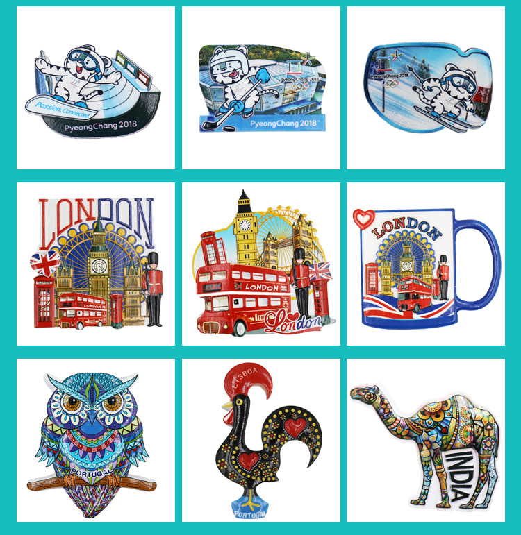 厂家现货 非洲佛得角树脂冰箱贴海洋沙滩建筑景点旅游纪念品磁贴批发详情13