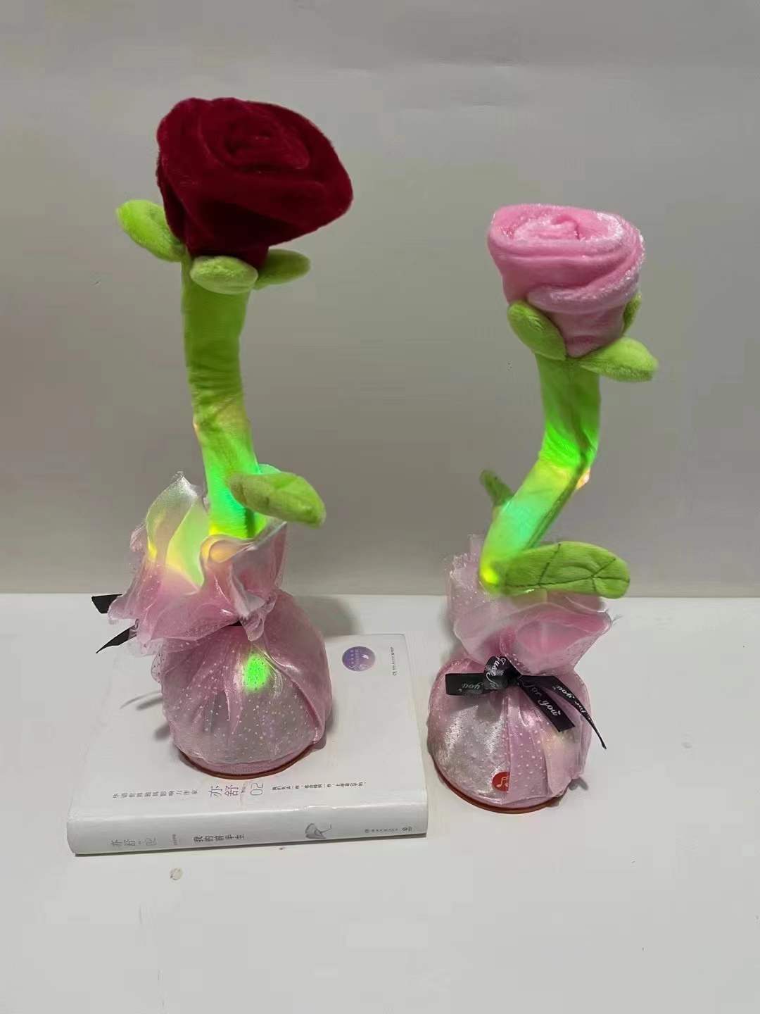 Cross-border new style: dancing and swaying tulip, seductive rose, singing recording, plush toy, cactus pic 9