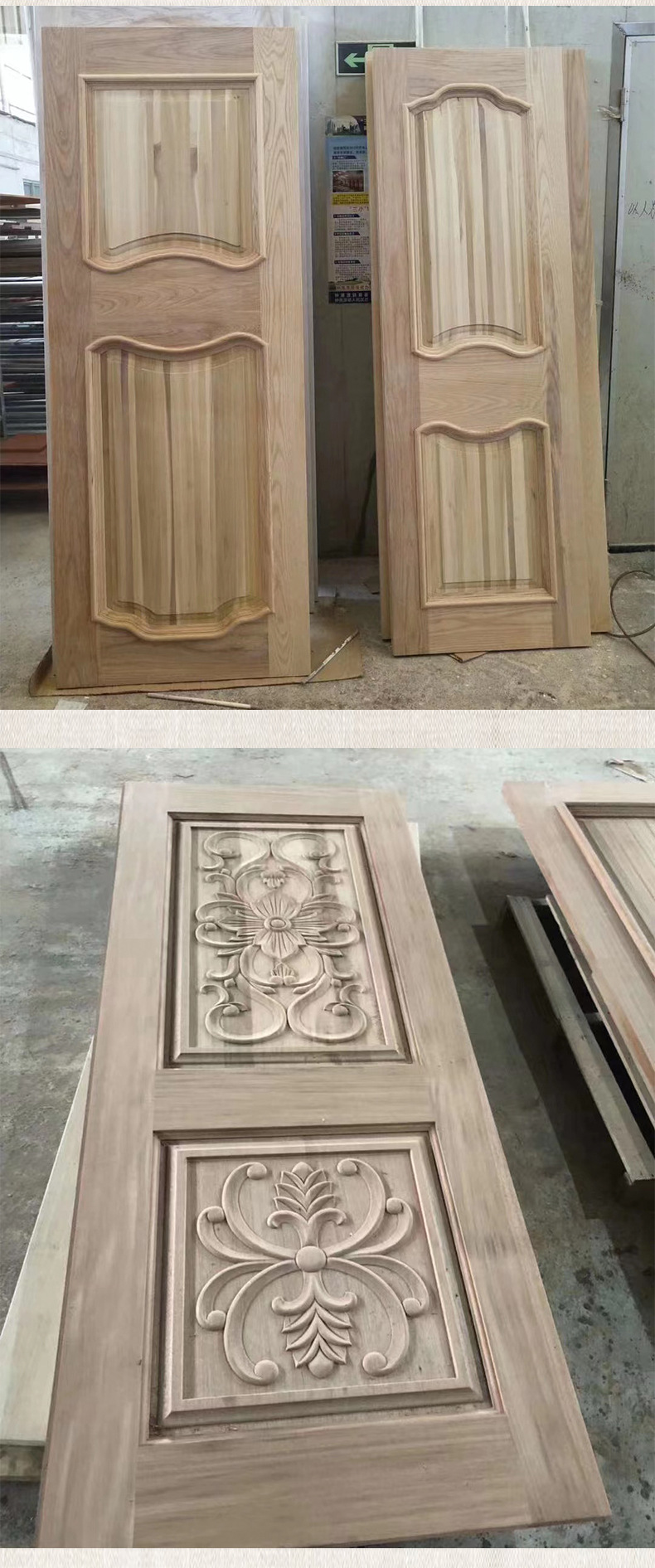 新中式仿古实木木门柜客厅柜子实木门复古中式仿古木质门窗制作详情7