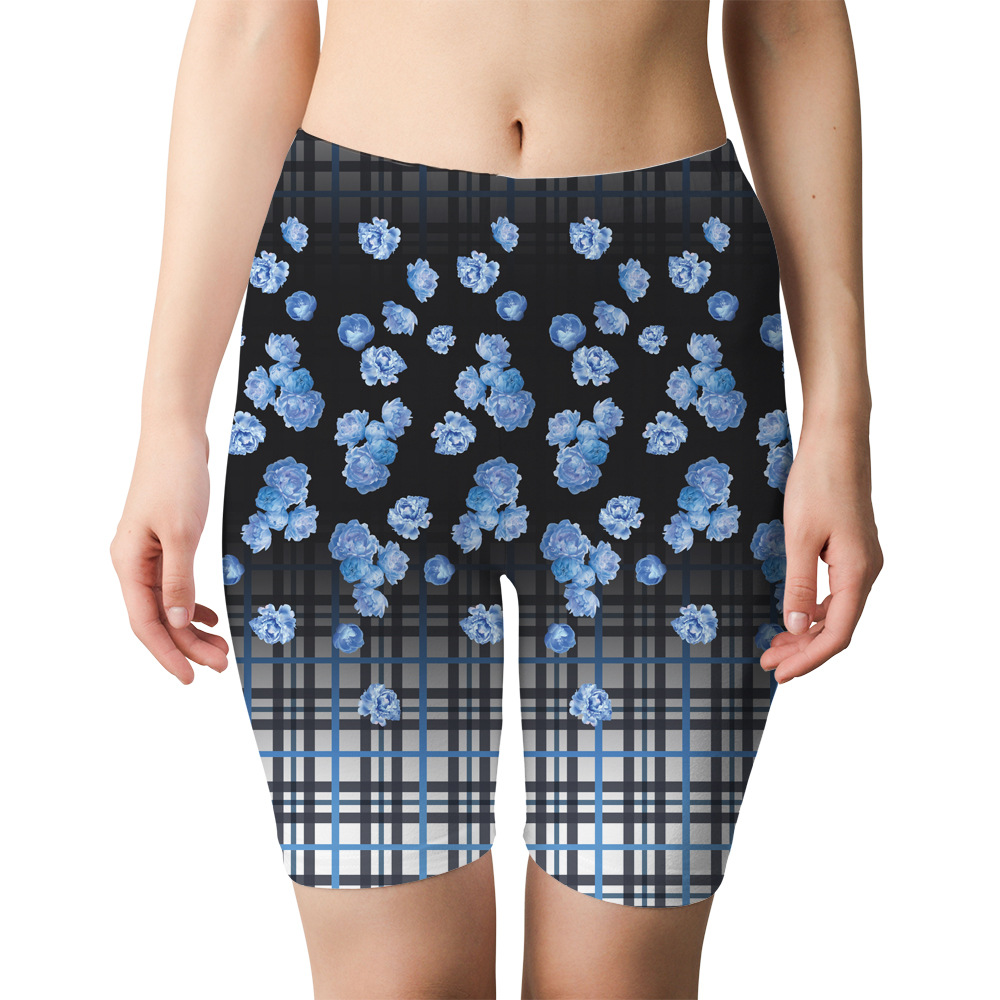 New 3D digital printed starry sky sports yoga capri shorts for cross-border Amazon from Europe and America. Please provide the printed image pic 10