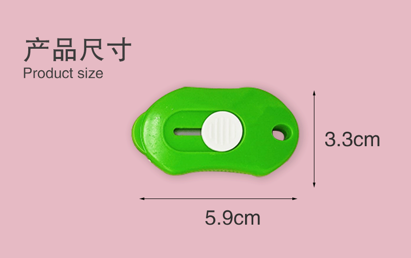 Factory direct supply of candy-colored beauty knives, student portable express unboxing plastic small knives, wholesale tool knives pic 10