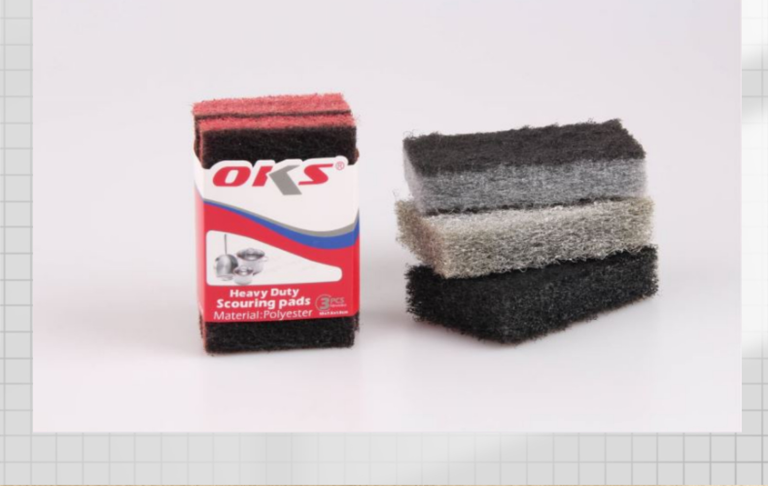 百洁布批发研磨抛光除锈植绒拉丝布工业清洁菜瓜布详情2