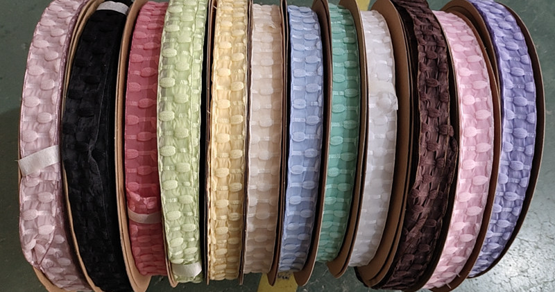 Korean-style plush bean chiffon ribbon DIY bow tie hair accessory bow tie hat gift flower packaging bean dot woven ribbon pic 10