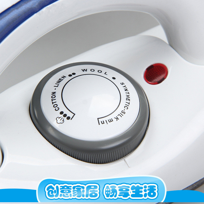 Folding travel home steam iron, handheld mini electric iron, small portable ironing machine for clothes pic 5