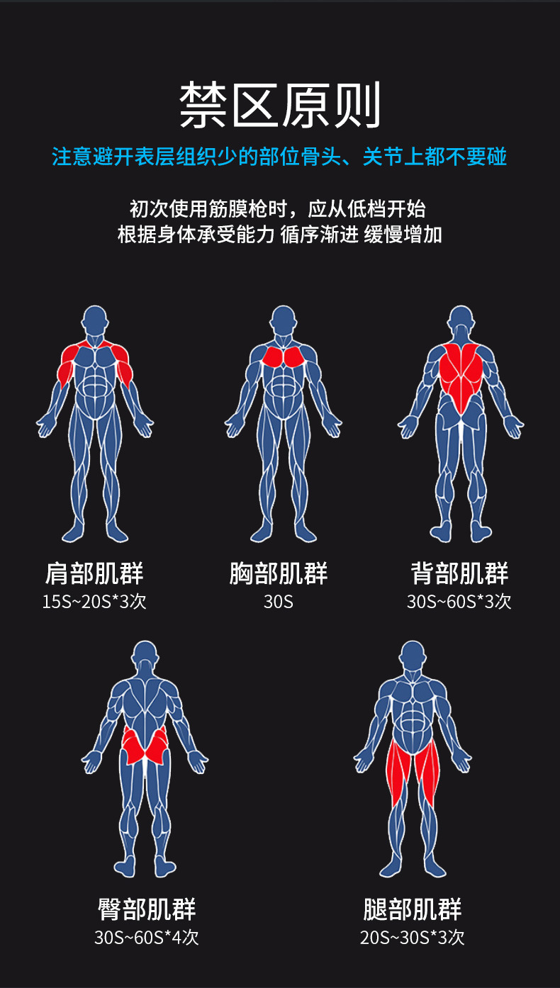 Li Ning genuine massage gun 565 multi-head, multi-speed adjustable massager, progressive muscle brushless mini fascia gun pic 10