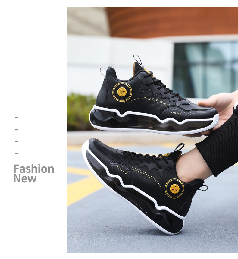 新款秋冬初中学生球鞋青少年跑步运动鞋男士潮流百搭运动篮球鞋详情17