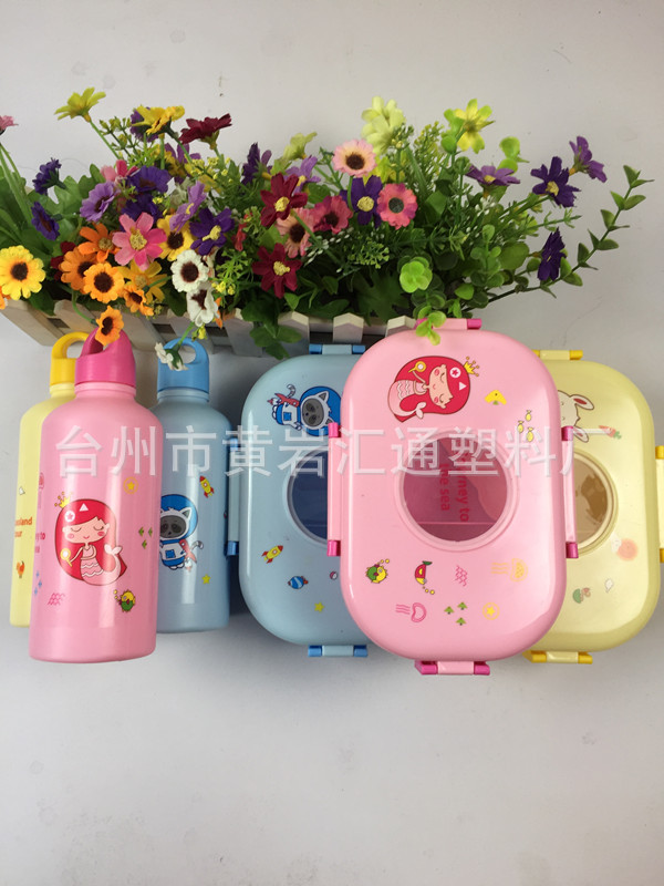 Customized 304 stainless steel lunch box for children without high-transparency preservation box, cartoon lunch box, portable preservation set 800ML pic 10