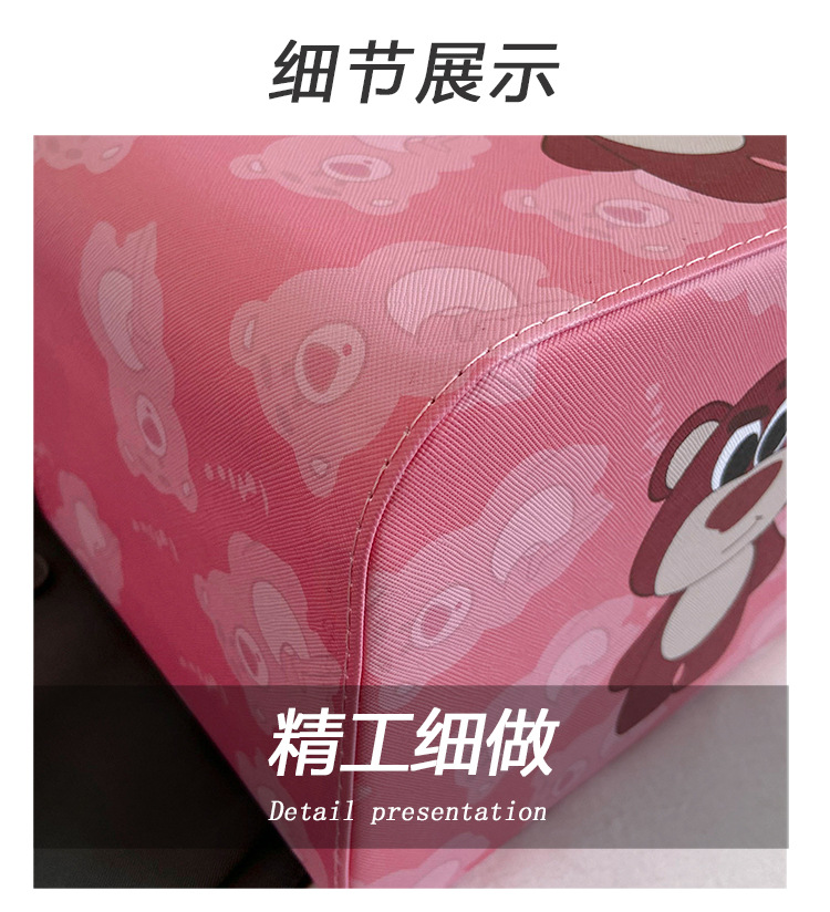 新款高颜值小熊化妆箱跟妆专用大容量化妆品收纳包便携手提箱批发详情3