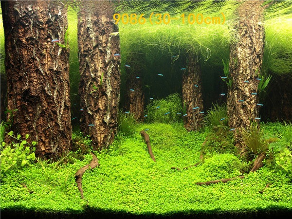 30cm tall, single-sided thin aquarium fish tank background painting, aquarium equipment and supplies glass sticker background painting pic 72