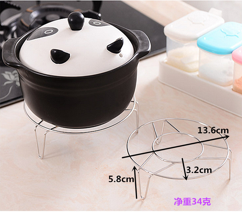 Factory direct sales: 14-legged multi-purpose steaming rack, small steaming rack, galvanized steaming rack, pan and pot rack pic 7