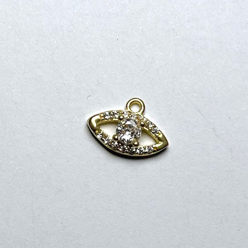 DIY jewelry accessories, micro-inlaid jewelry accessories, various pendant accessories, copper jewelry accessories that can be gold-plated or electroplated pic 2