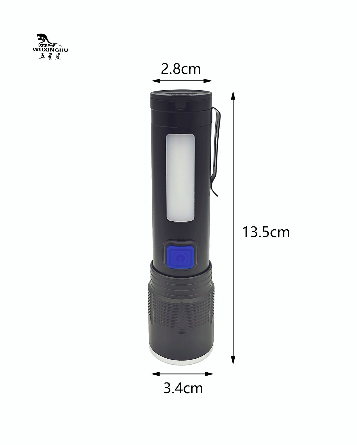 The popular P70 high-intensity flashlight, long-range multi-functional charging and zoom mini flashlight, is a home and outdoor work light pic 4