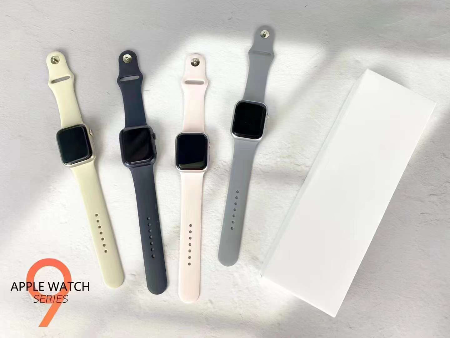 s9华强北Smartwatch 1:1 logo S8 运动智能手表45MM Series 9 Box详情6