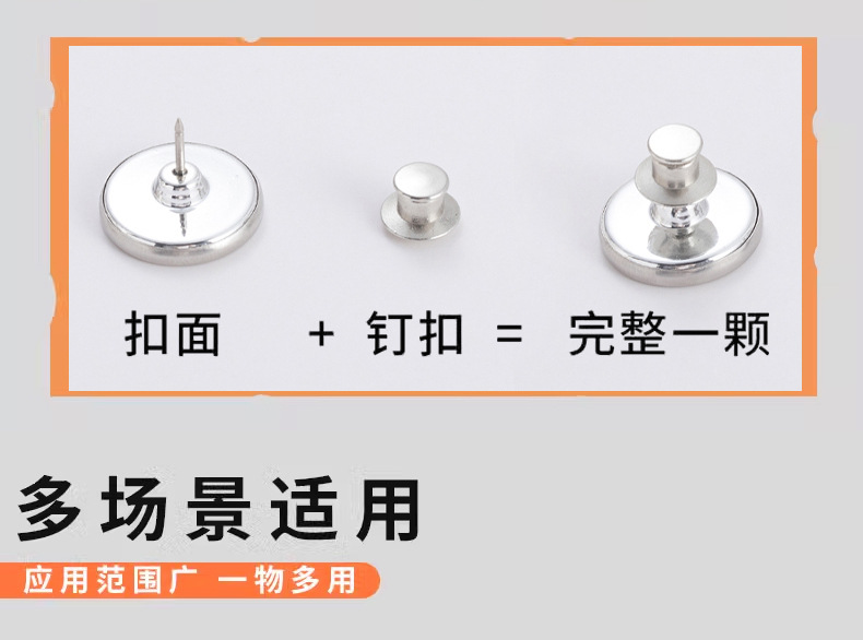 The gap of the anti-light leakage button on the side of the curtain is fixed against the wall. The magnetic buckle for fixing the bathroom shower curtain is a magic tool. Magnetic buckle pic 9