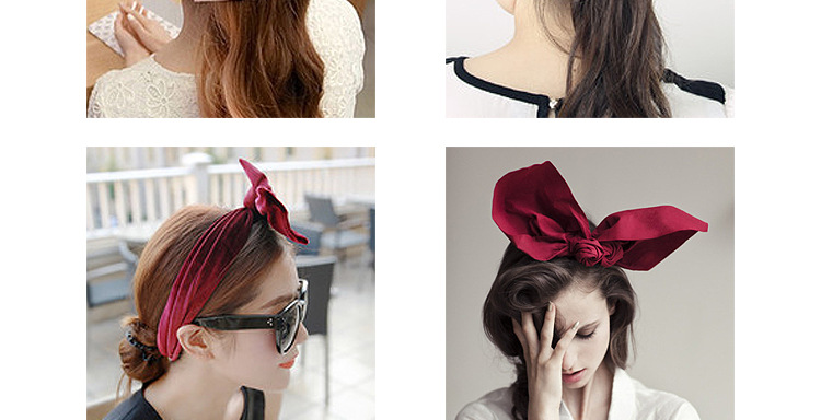 Pearl swallowtail bow wedding candy box packaging bow, professional hand-knitted woven ribbon bow headwear pic 7