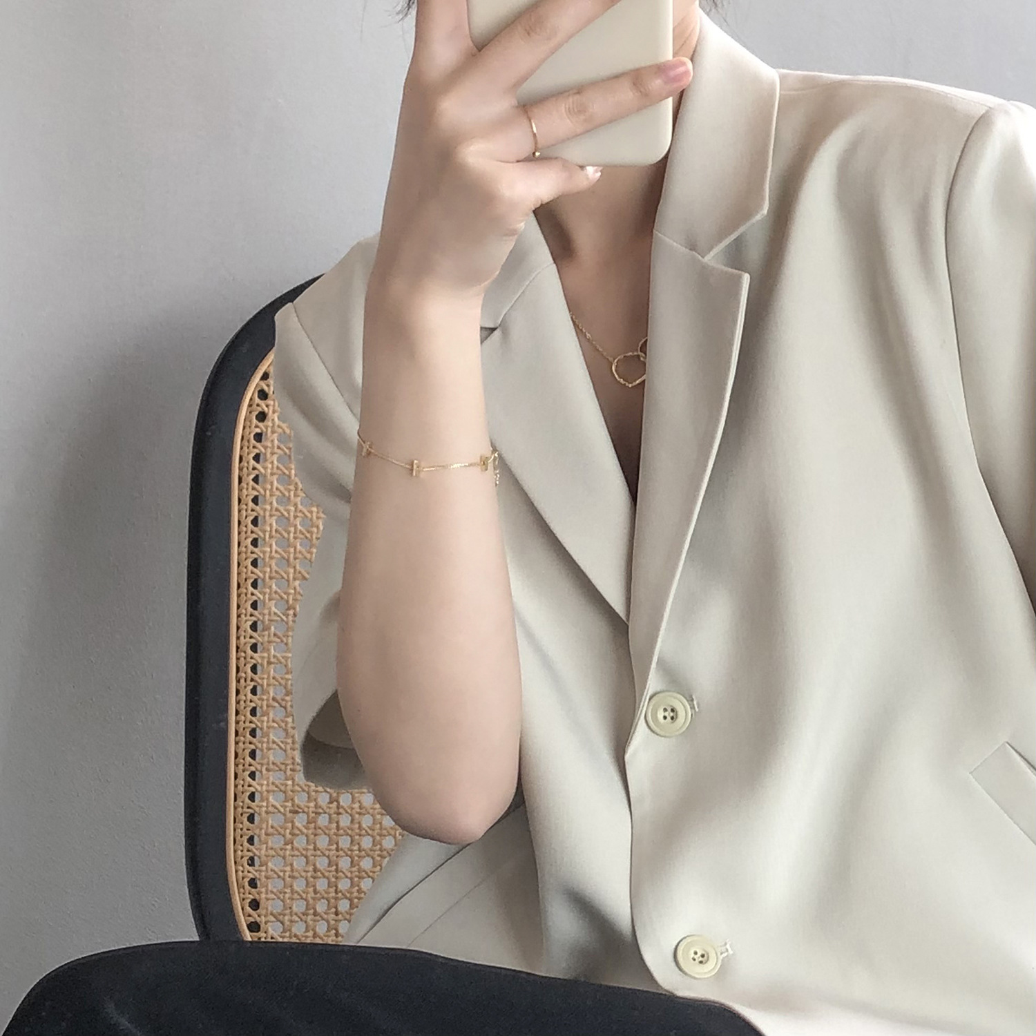 Yanshuang Solid Color short-sleeved blazer for women 2022 Summer New Korean Style loose and elegant short jacket 80158 pic 44