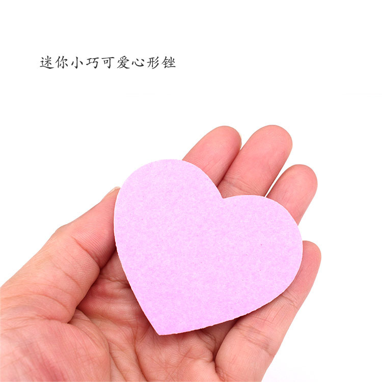 Special heart-shaped nail files, various irregular-shaped EVA sandpaper files, and special-shaped nail tools shanilak pic 10