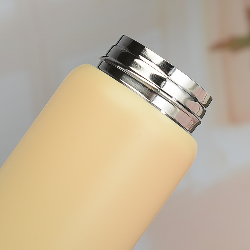 新款304不锈钢弹跳盖保温杯女学生儿童直印水杯手提便携运动水壶详情12