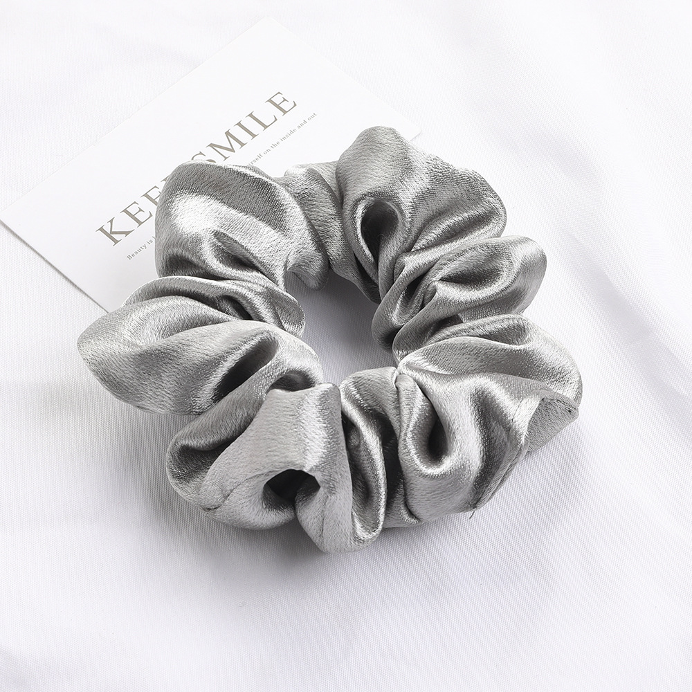 Qiyue Simple Large Intestine Hair Tie ins High-end Style Hair Tie Tie Ponytail Large Intestine Hair Tie Wholesale pic 38