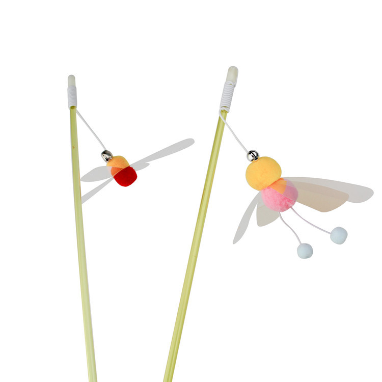 新款逗猫棒反光塑料片猫咪捕捉自嗨互动猫玩具亚马逊爆品货足详情2