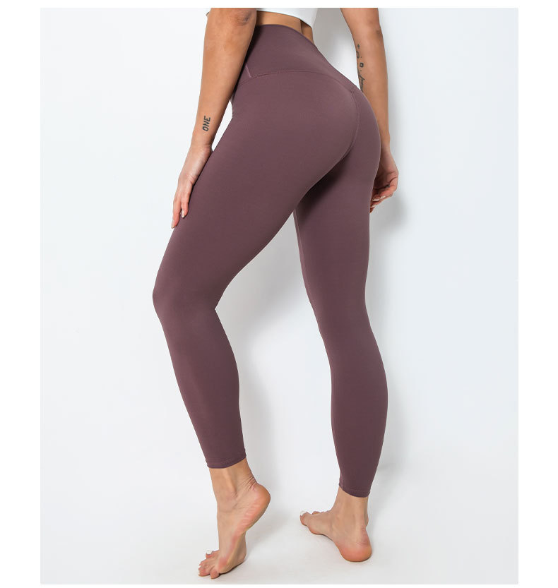 lulu瑜伽裤磨毛高腰提臀女夏外穿紧身运动跑步蜜桃臀裸感健身裤秋详情51