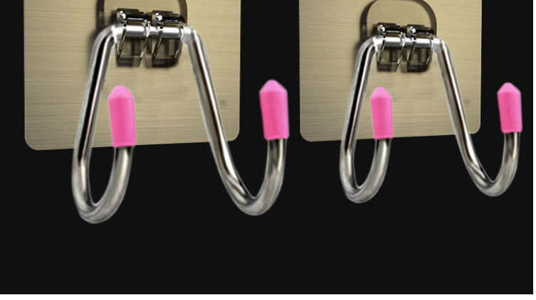 不锈钢挂钩贴强力粘钩墙面上多功能衣架挂钩学生宿舍门后厨房粘钩详情16