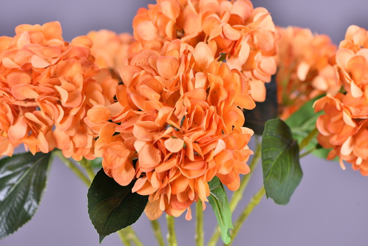 Factory supply of artificial hydrangeas, high-end hydrangea wholesale, wedding, home, hotel landscaping, main flowers, decorative artificial flowers pic 21