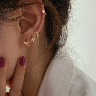 感锆石珍珠耳夹无耳洞气质耳骨夹复古耳饰耳骨夹2022年新款潮详情27