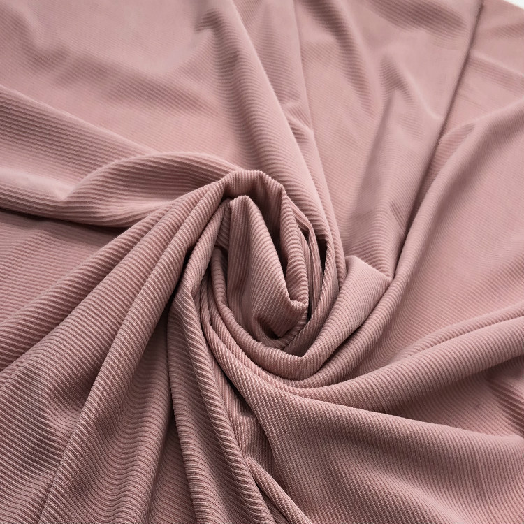 Factory direct sales of imitation brocade cotton ice silk ribbed striped imitation cotton clothing ice silk ribbed pit T-shirt underwear top fabric pic 2