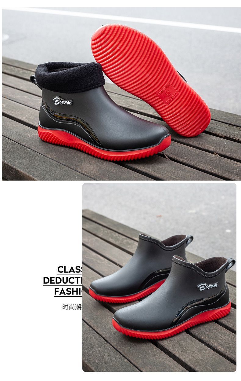 一件代发2024春秋雨鞋水鞋低帮防水雨靴情侣防滑男女士钓鱼胶鞋详情21