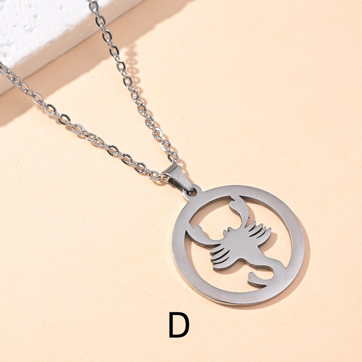 12星座不锈钢项链 男女情侣百搭潮流嘻哈个性简约百搭个跨境热销详情6