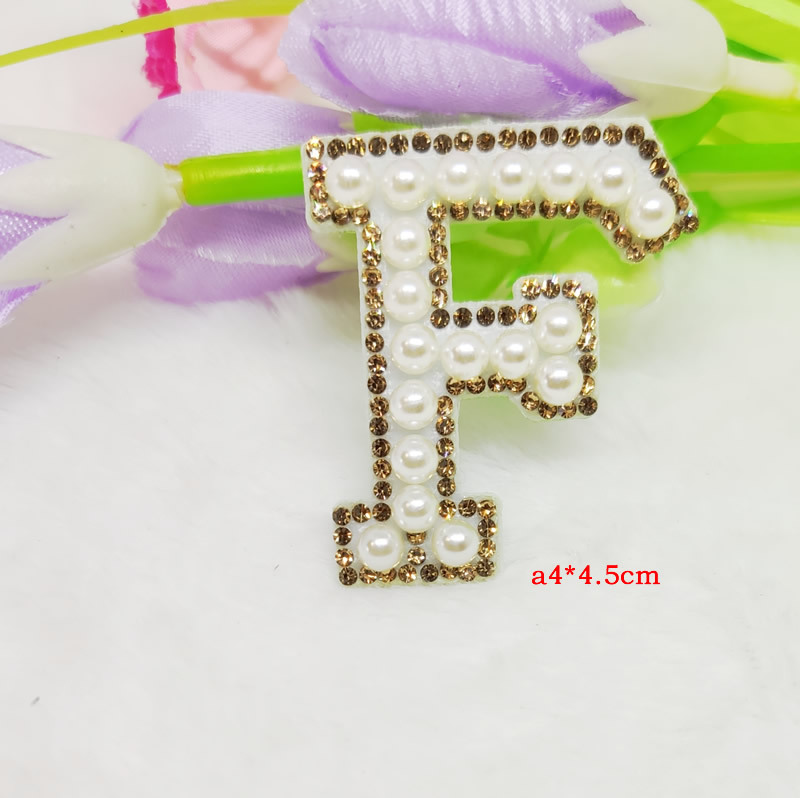 Cross-border hot diamond English pearl letter fabric pasted clothing accessories with adhesive backing 5mm pearl decoration factory DIY nail pearl wholesale pic 37
