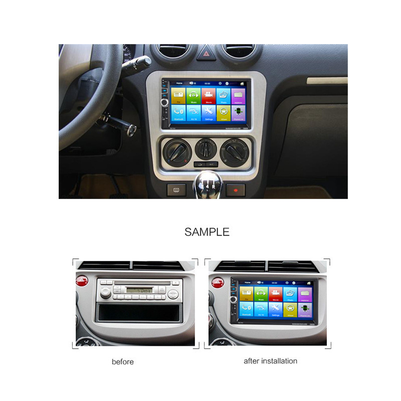 7寸汽车载双锭MP5/MP3蓝牙播放器插卡U盘收音机苹果安卓手机互联详情22