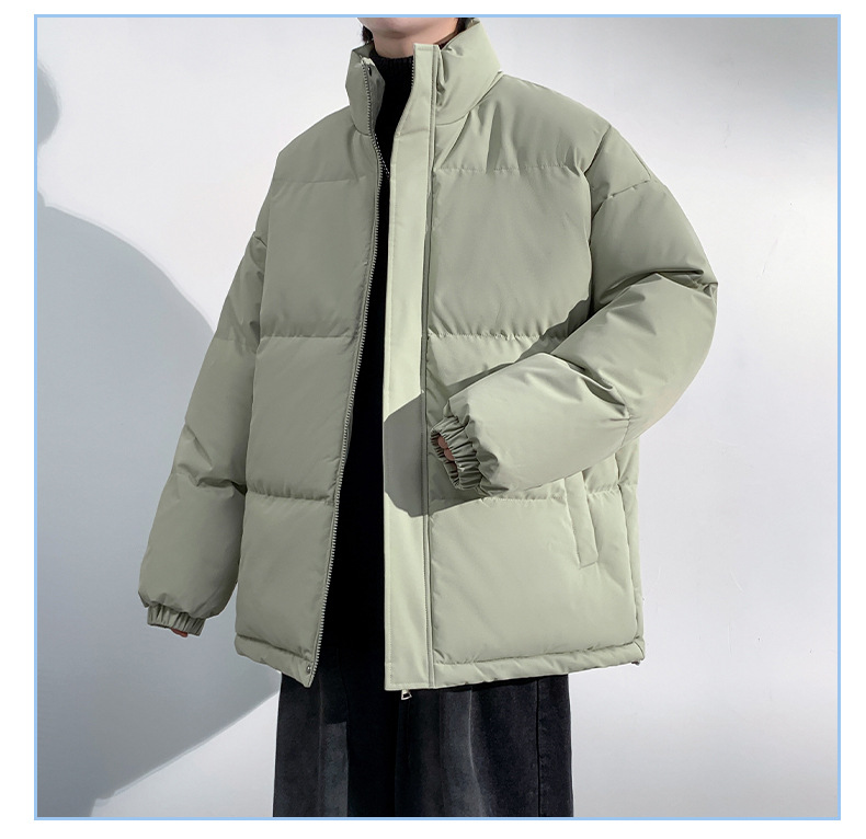 Cross-border M-8XL large-sized cotton-padded jacket for both men and women, winter custom thickened stand-up collar cotton-padded jacket, loose thickened cotton-padded jacket for men pic 22