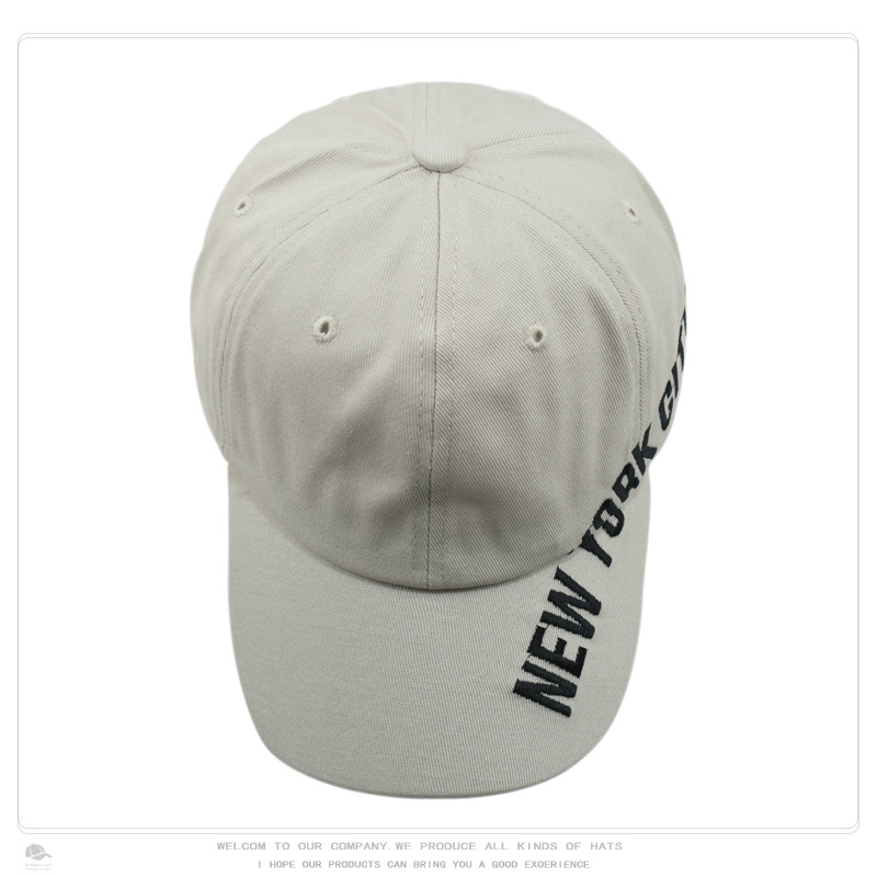 帽子女韩版字母刺绣棒球帽春夏时尚复古街头百搭潮遮阳防晒鸭舌帽详情9
