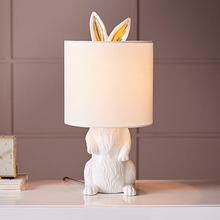 American-style creative ceramic gourd table lamp, bedside lamp, retro living room and study decorative lamp, simple American-style lighting fixtures, European style pic 21
