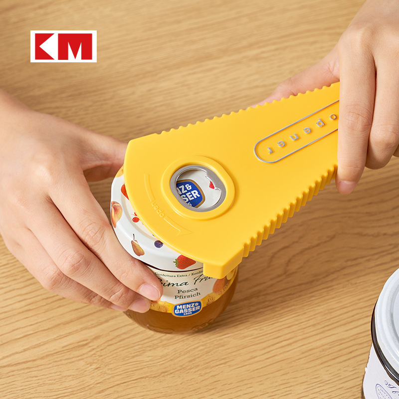 KM 5099 Multi-purpose can opener, anti-slip cap Tightening device, effort-saving bottle cap tightening device, Multi-functional cap opening and tightening pic 11
