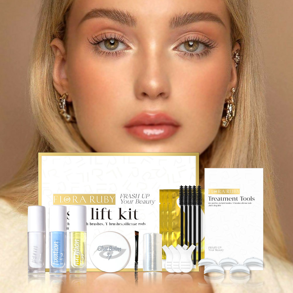 Cross-border European and American eyelash curling set Keratin curling eyelash Barbie long-lasting curling eyelash enhancement beauty tool manufacturer 02 pic 3