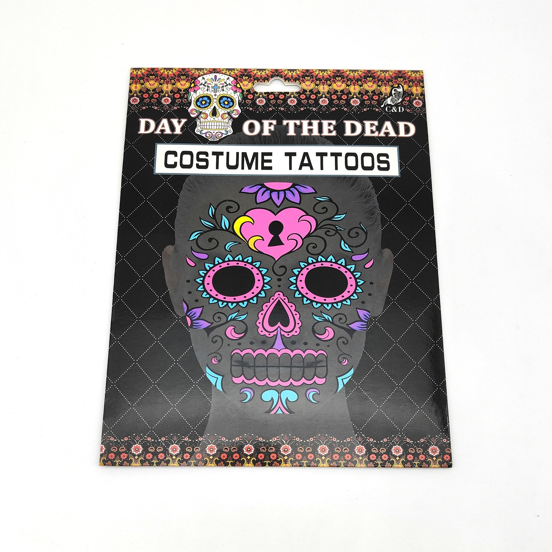Halloween and Ghost Festival face sticker, one-time water transfer tattoo, festival face sticker, fun and prank pic 6