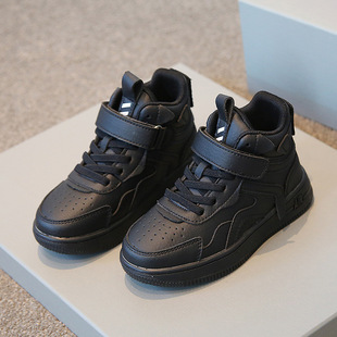 儿童AJ童鞋2022年秋冬款女童加绒高帮运动鞋二棉男童休闲板鞋潮牌详情16