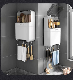 卫生间置物架吸盘式厕所洗手间洗漱台壁挂墙上厨房浴室收纳免打孔详情10