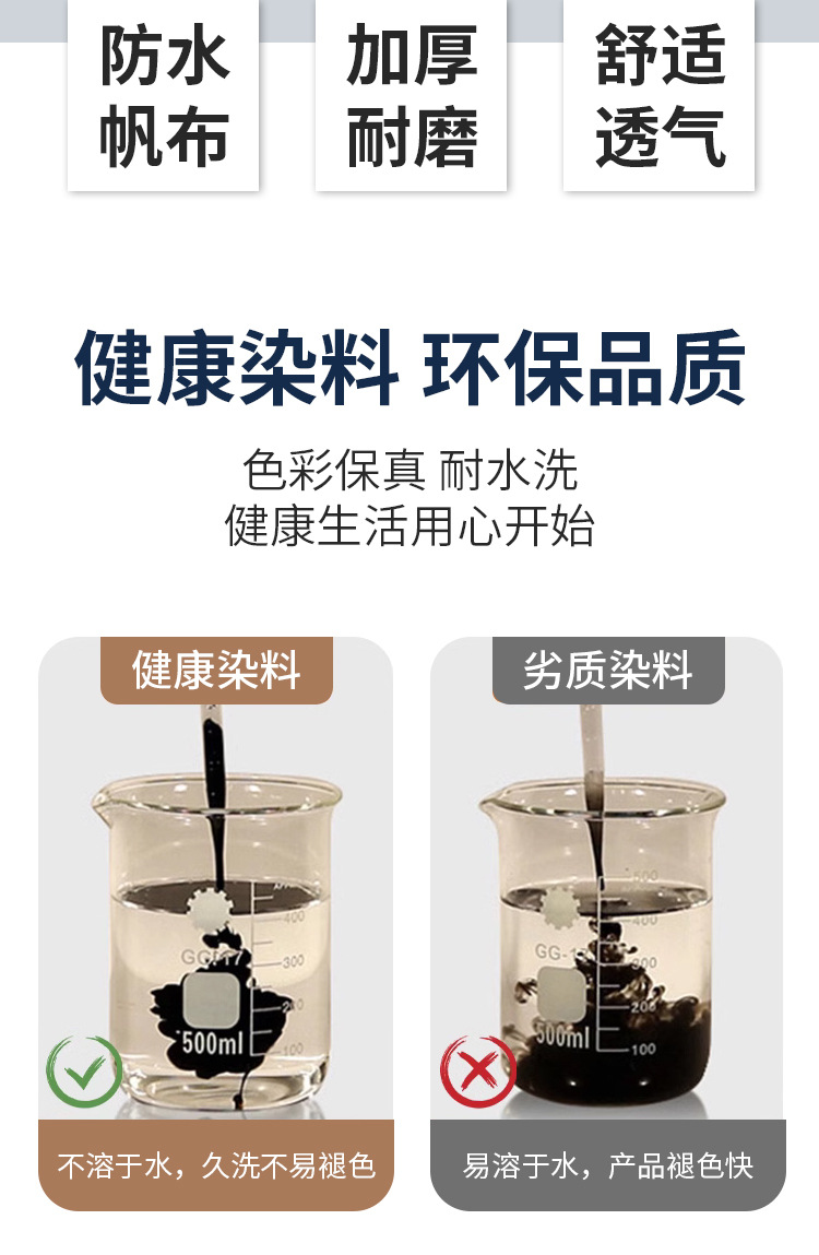 2023新款加厚防水防污耐穿的工装呢防水面料工厂直批餐饮时尚简约详情7