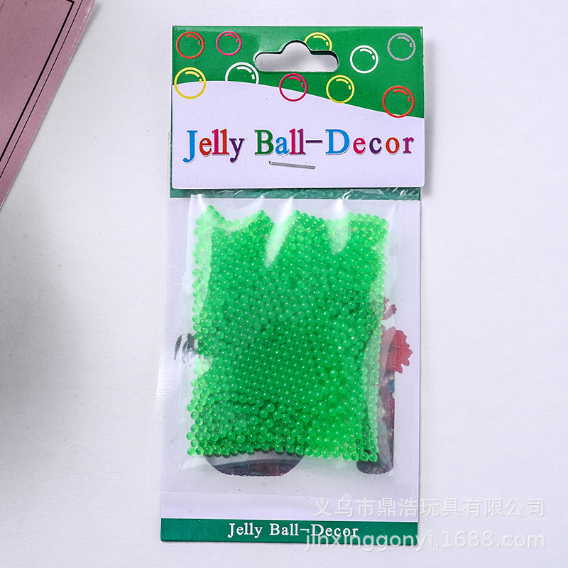 鼎浩 跨境热销 6色高雅荧光珠水晶彩泥 吸水珠WATER BEADS DIY海洋宝宝无土栽培 生命球详情7