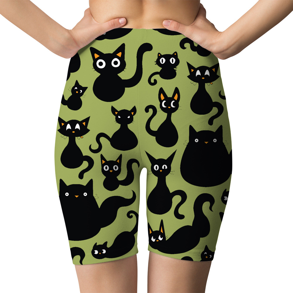 New 3D digital printed starry sky sports yoga capri shorts for cross-border Amazon from Europe and America. Please provide the printed image pic 37