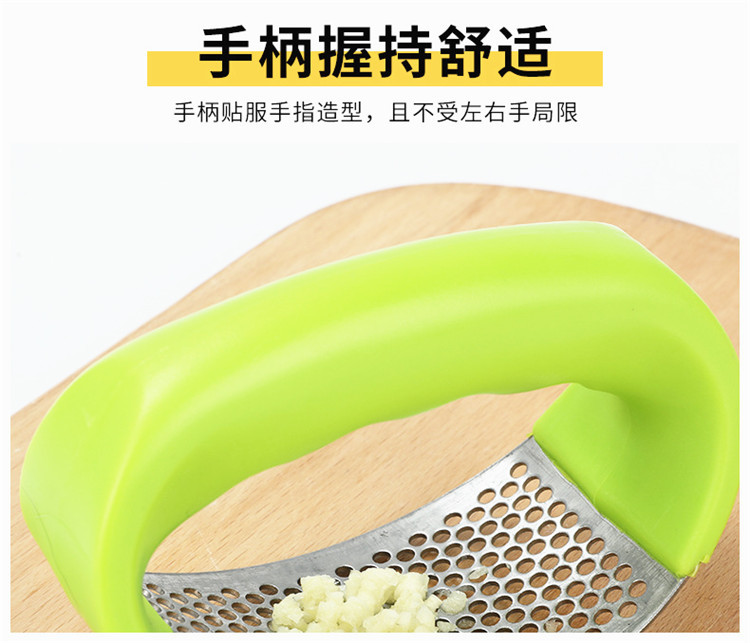 New ring-shaped stainless steel garlic press, garlic grinder, garlic paste picking magic tool, garlic peeling kitchen small tools pic 8