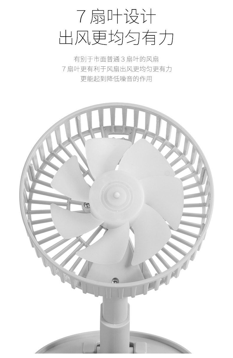 Wholesale of new folding fan usb charging, retractable and folding mini creative office student dormitory desktop fans pic 12