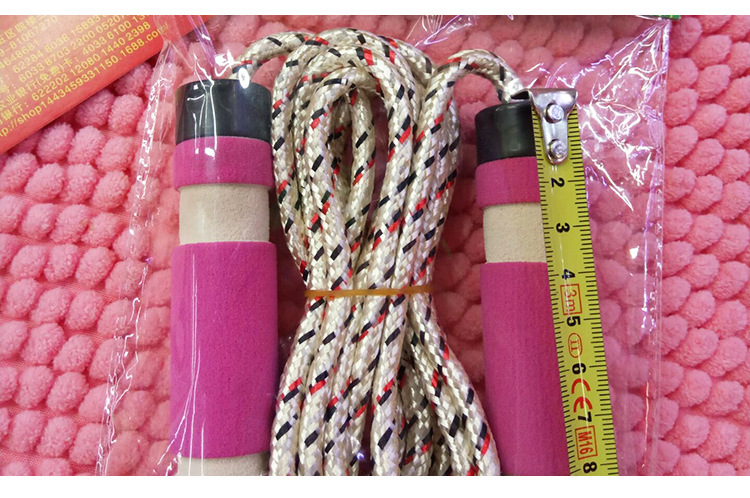 Two-yuan store factory direct sales of fitness equipment A5 double-color handle skipping rope wholesale pic 72