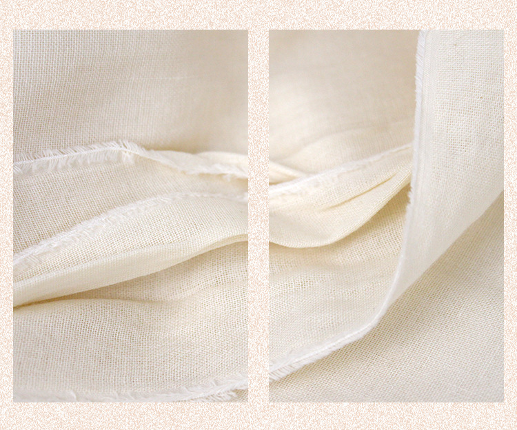 Pure cotton double-layer gauze fabric, high-density all-cotton baby diaper fabric, all-cotton gauze fabric for bibs and blankets pic 5