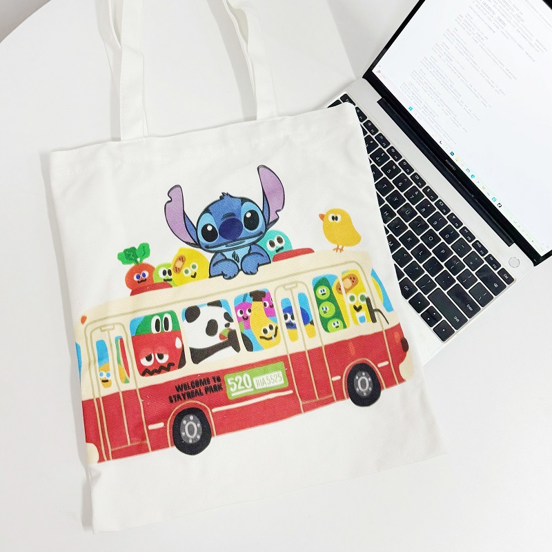 书包手提袋大容量学生单肩星空手提袋百搭ins上课帆布包加厚结实详情14