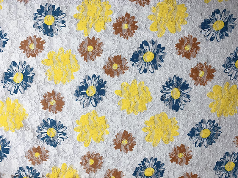 Factory direct sales of home textile accessories, small plum blossom printed fabric, clothing and skirt accessories, multiple specifications customized pic 7